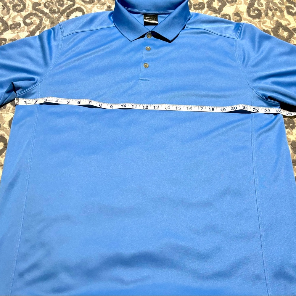 Nike Golf Drifit Men's Blue Polo Shirt Size XL